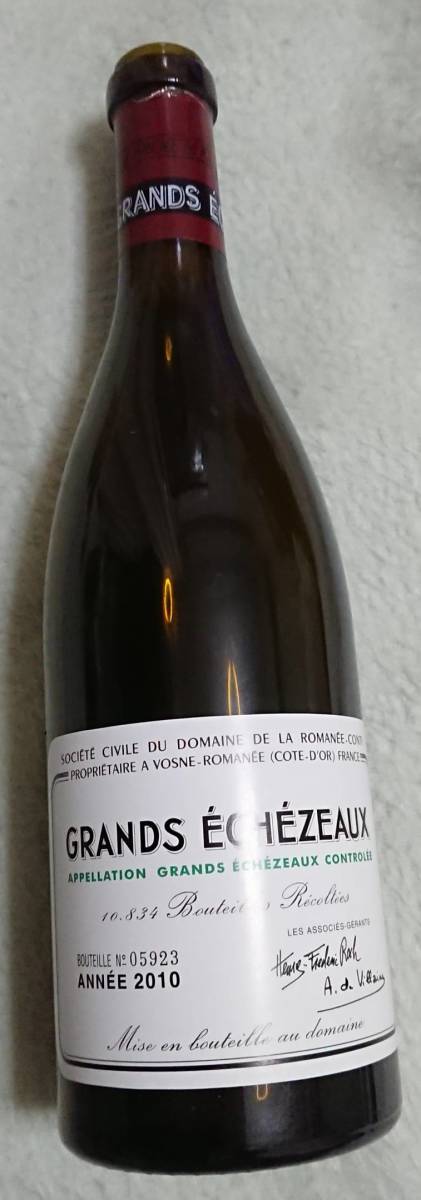 Echezeaux - 公式通販 Grands 0 Domaine 1 空瓶DRC メルカリ 空瓶