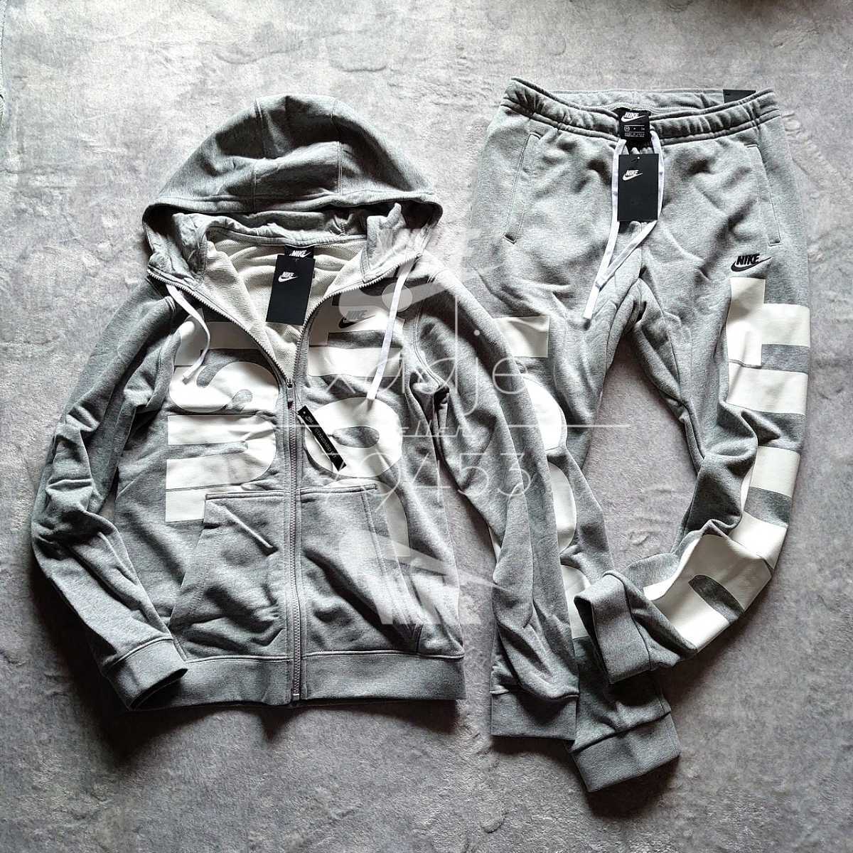  正規品 NIKE ナイキ 上下セット パーカー JDI JUST DO IT スウェットパンツ セットアップ ロゴ刺繍 プリント 灰 グレー 2XL XXL(ナイキ)｜売買されたオークション情報、yahooの商品情報をアーカイブ スウェット