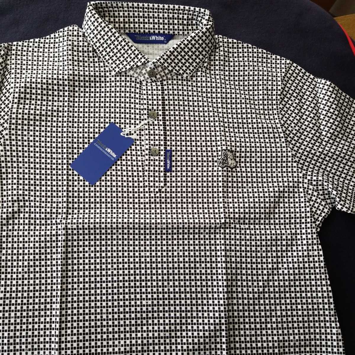 得価，品質保証 Black&Whiteブラック&ホワイトメンズ半袖ポロシャツ/BLUELABEL/カラーブラック/サイズLL/定価￥22050/日本製(ブラック＆ホワイト)｜売買されたオークション情報、yahooの商品情報をアーカイブ シャツ