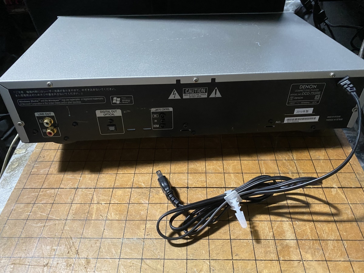 S:DENON DCD-755RE CDプレーヤー 本体のみ ジャンク