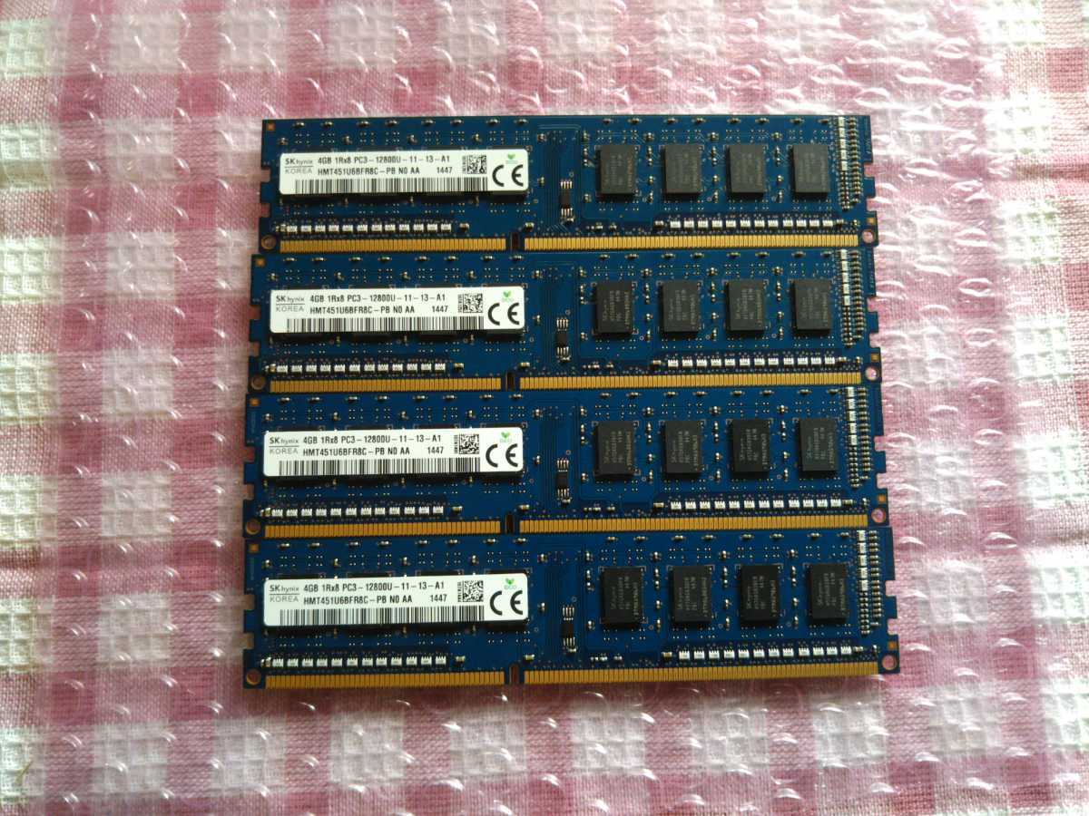 4GB SK Hynix hynix DDR3 1Rx8 PC3-12800U 8GB 2Rx8 Laptop Desktop