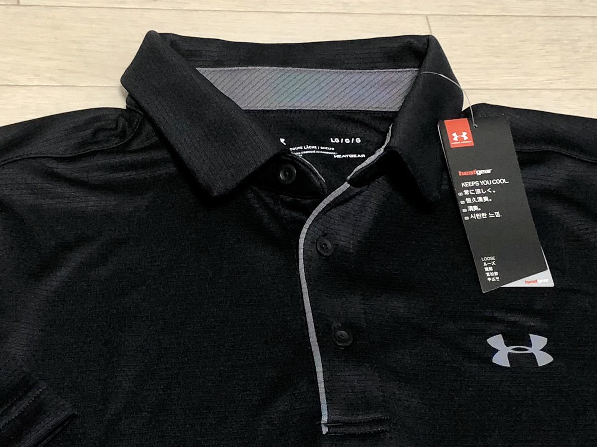  アンダーアーマー heatgear 吸汗速乾 半袖ポロシャツ UA Tech Polo 黒 サイズXL O 送料188円(アンダーアーマー)｜売買されたオークション情報、yahooの商品情報をアーカイブ公開 - オークファン シャツ