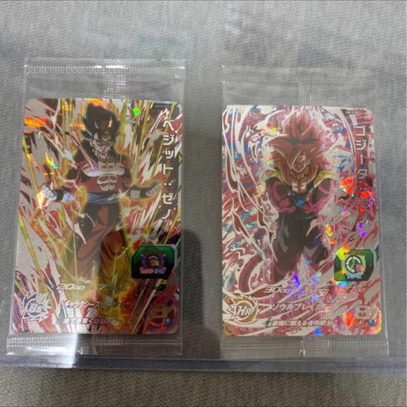 超美品 ドラゴンボールヒーローズ ゴジータゼノ ベジットゼノ sec 未