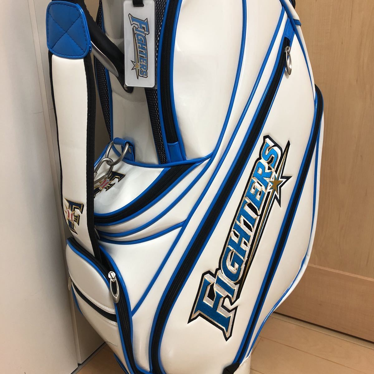 1円～★新品★北海道日本ハムファイターズ★キャディバッグ★未使用★ゴルフバッグ★ゴルフ★レア★日本ハム★1円スタート★限定★野球