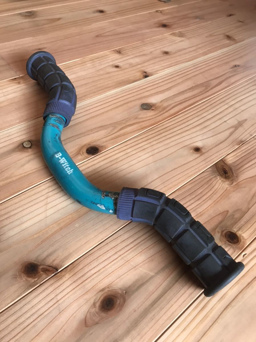 【 B-Witch ライザーバー OURY グリップ 】 ビーウィッチ ターコイズブルー ピスト バイク MTB 自転車 ハンドル_2