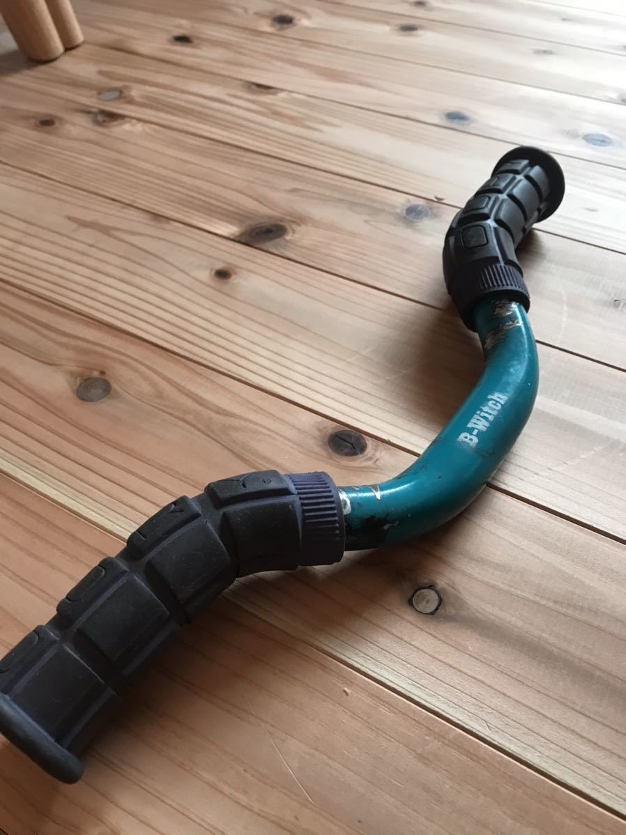 【 B-Witch ライザーバー OURY グリップ 】 ビーウィッチ ターコイズブルー ピスト バイク MTB 自転車 ハンドル_3