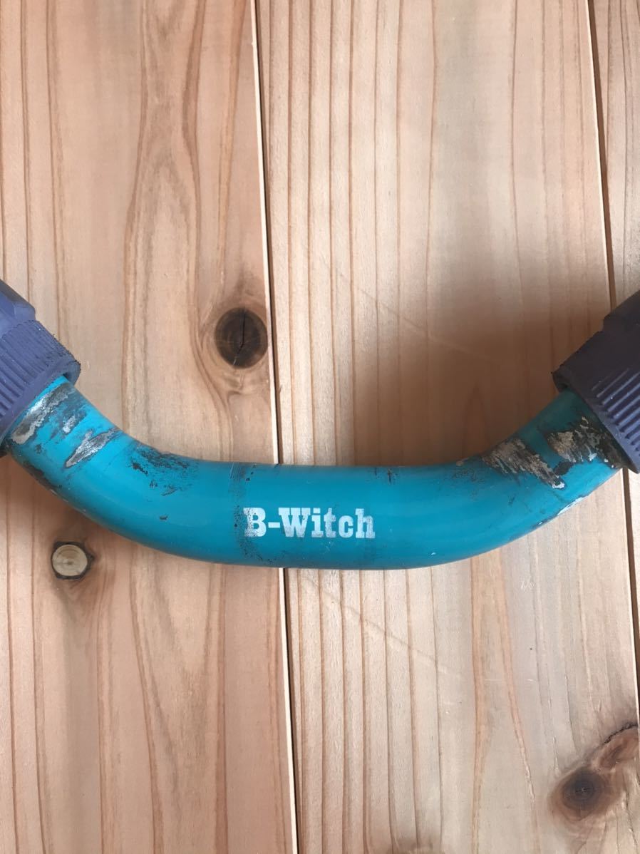 【 B-Witch ライザーバー OURY グリップ 】 ビーウィッチ ターコイズブルー ピスト バイク MTB 自転車 ハンドル_4