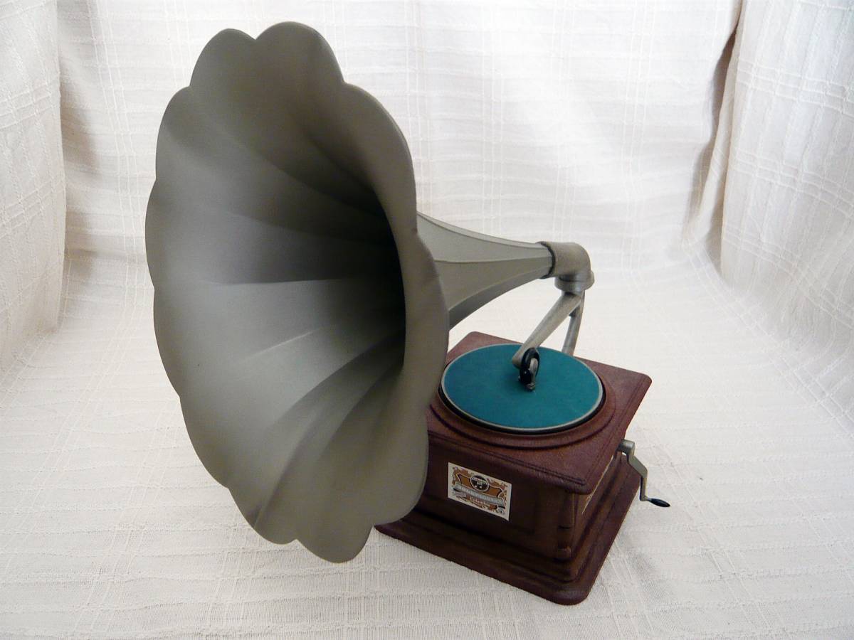 Z1 日本コロムビア創立60周年記念品 蓄音機型オルゴール コロンビア