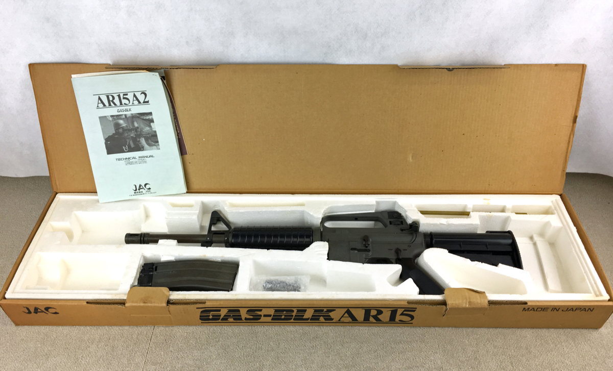 ☆ジャンク品☆ガスガン AR15A2 JAC アサルトライフル AR AR-15A2 JAC