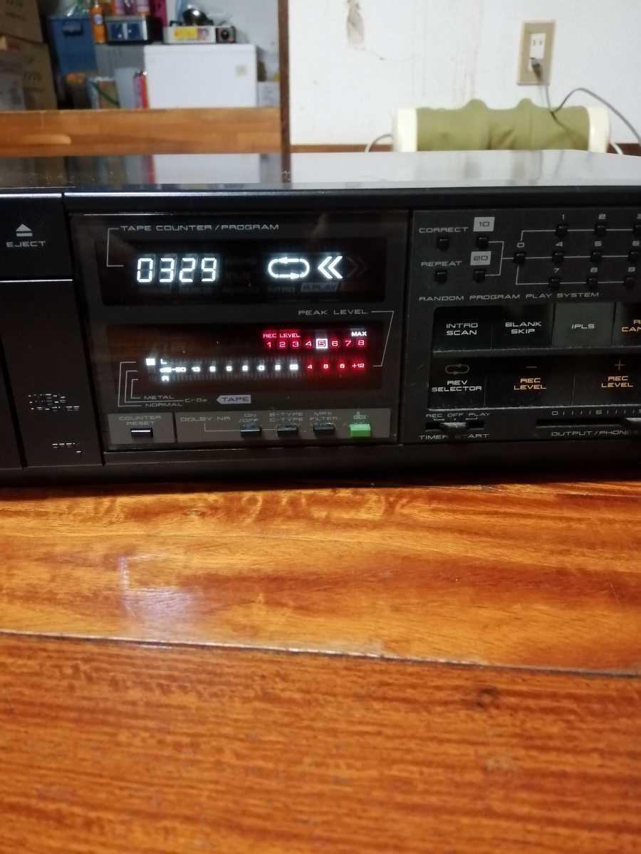 AKAI カセットデッキ GX-R66 アカイ クイックリバースデッキ オート