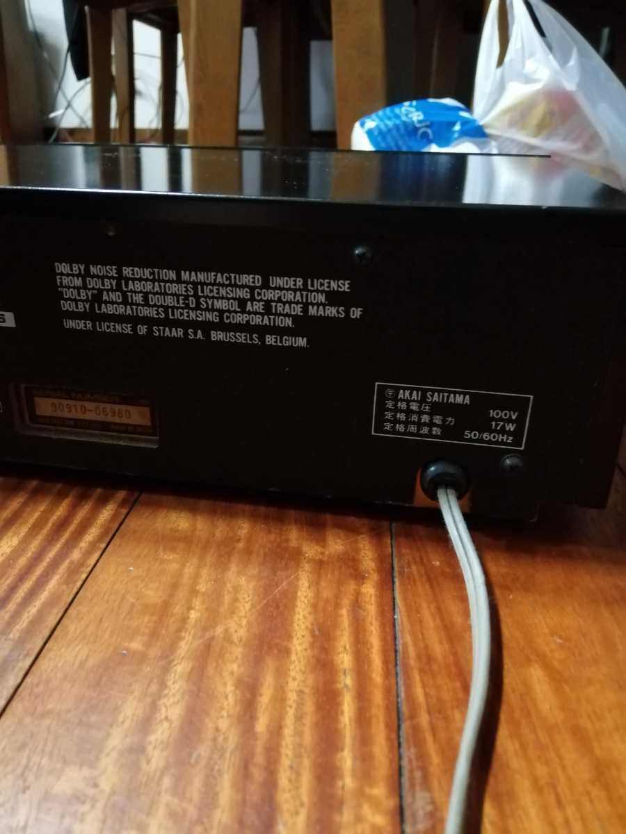 AKAI カセットデッキ GX-R66 アカイ クイックリバースデッキ オート