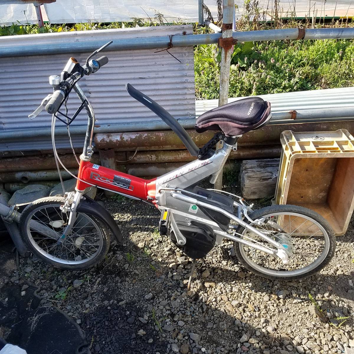 安い，HOT HONDA ホンダ ラクーン コンポ Racoon COMPO 電動アシスト自転車 18インチ 現状品 レストア用(電動アシスト自転車)｜売買されたオークション情報、yahooの商品情報をアーカイブ公開 - オークファン 電動アシスト自転車