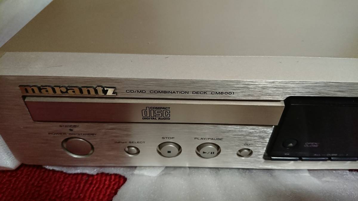 Marantz マランツ CM6001 CD/MD コンビネーション デッキ □mg
