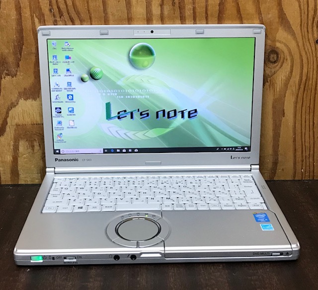 使用時間1580h Panasonic Lets note CF-SX3/i5-4300U/メモリ8GB