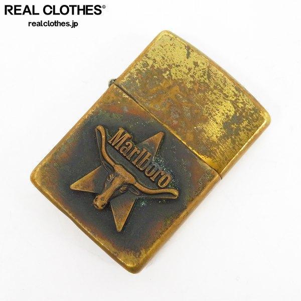 ZIPPO/ジッポー Marlboro/マルボロ ロングホーンスター/92年製 /LPL
