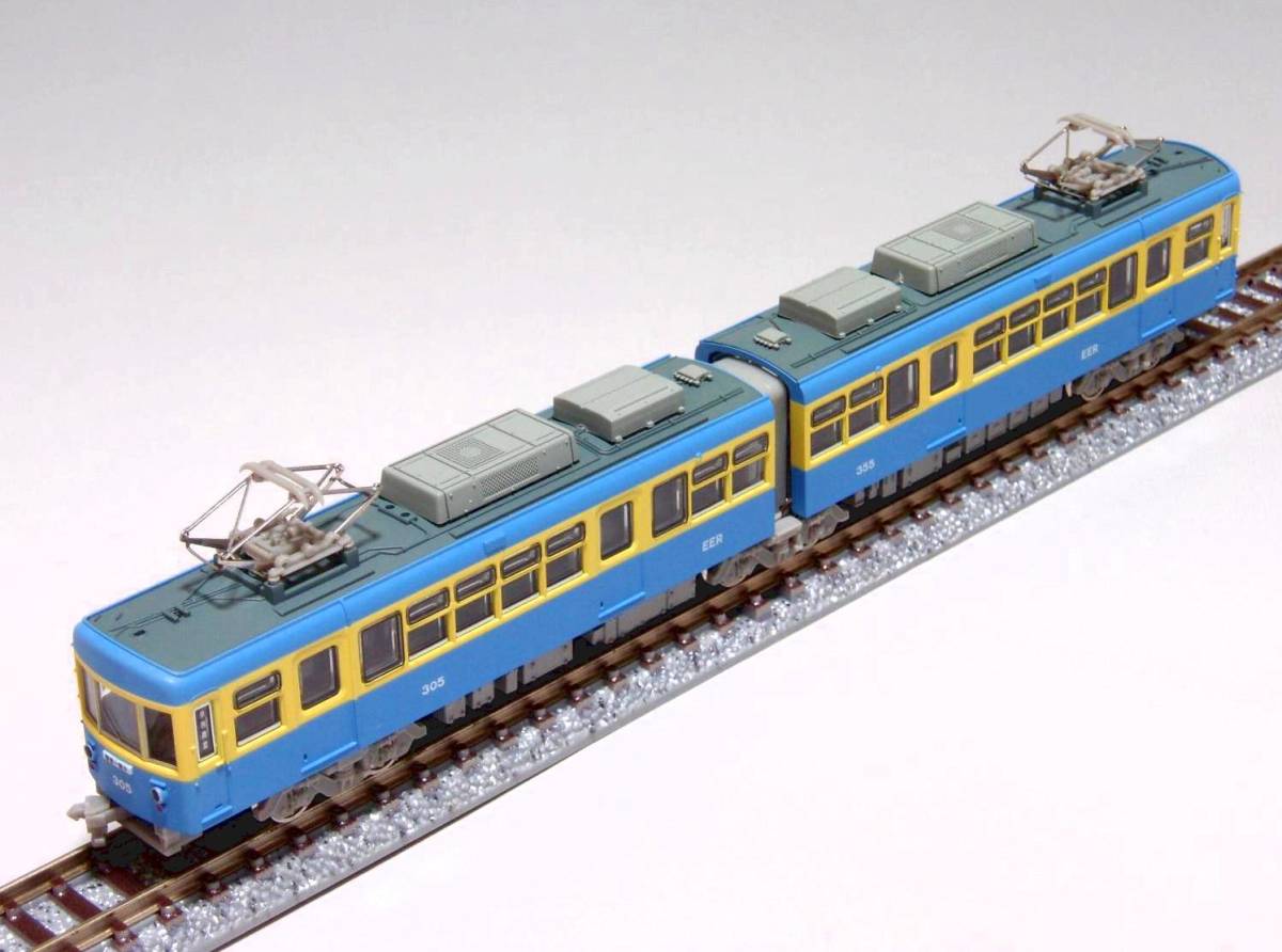 モデモ 江ノ電 300形[305F 2灯型]青電塗装 M車 NT71 動作確認済 15]MODEMO NT71 江ノ島電鉄300形「305F 2灯型」”青色塗装”（M車）新品