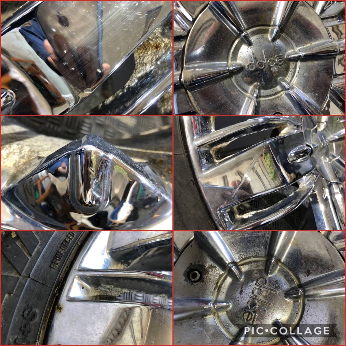 ドルチェ dolce DC6 20インチ 8.5J +18 PCD139.7 6H【275/55R20】NITTO タイヤ付4本セット！トヨタ ハイラックスサーフ などに_5