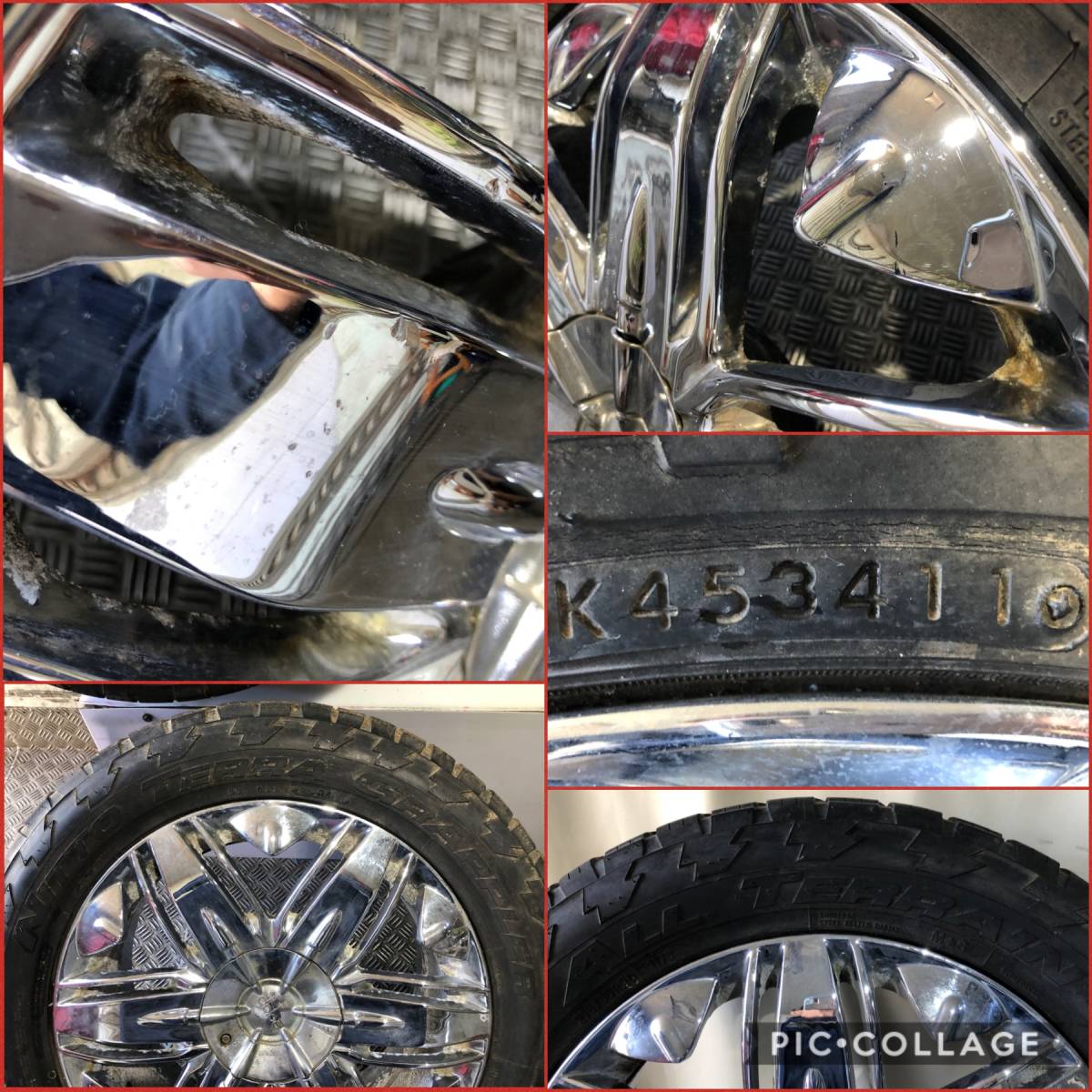 ドルチェ dolce DC6 20インチ 8.5J +18 PCD139.7 6H【275/55R20】NITTO タイヤ付4本セット！トヨタ ハイラックスサーフ などに_7