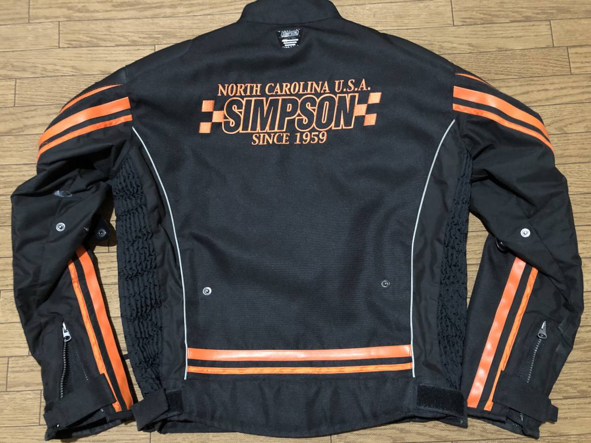 【お得，定番】 SIMPSON 春秋対応品 ナイロン素材ライディングJKT Mサイズ 身長165-170cmくらいの方に(Mサイズ)｜売買されたオークション情報、yahooの商品情報をアーカイブ公開 - オークファン 男性用