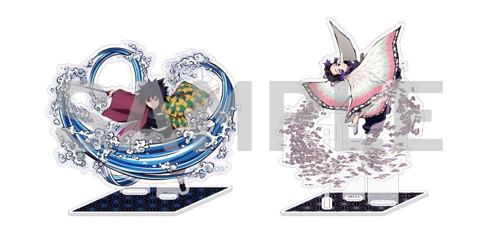 鬼滅の刃 ポップアップアクリルマスコットセット ＜冨岡義勇＆胡蝶