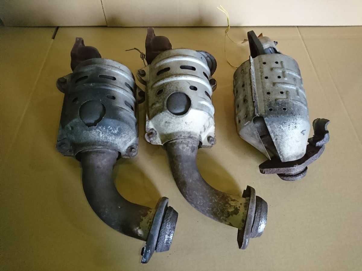 限定SALE，お買い得 スズキ K6Aターボ 触媒コンバーター 3個セット MH21S ワゴンRターボ&times;1 JB23W ジムニー後期&times;2 エキマニ キャタライザー(触媒、エキマニ、フロントパイプ)｜売買されたオークション情報、y ホンダ用