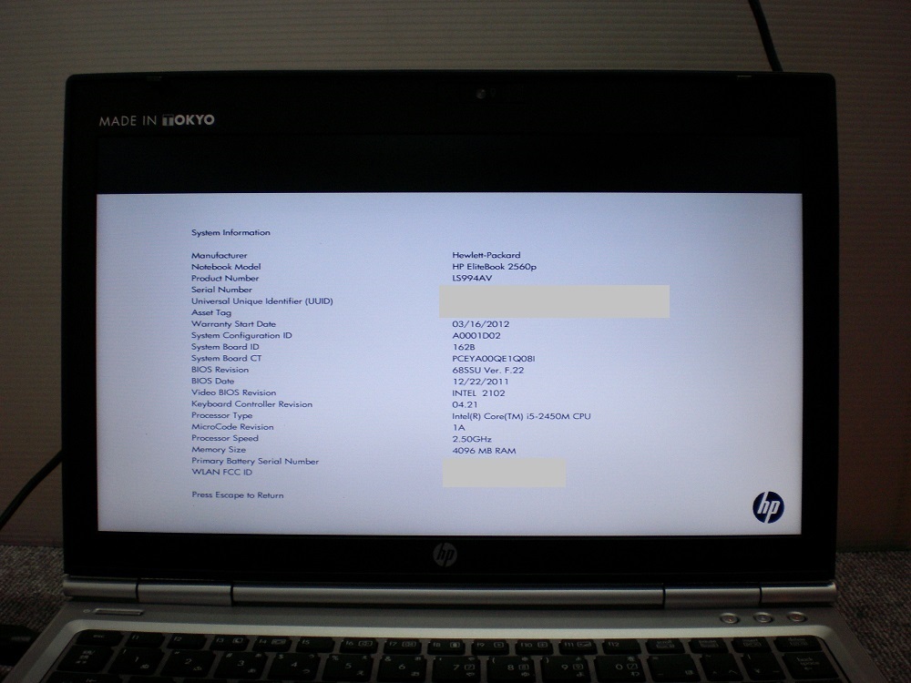 東芝 dynabook Satellite B553/J Core i3 3120M 2.5GHz/4GB/128GB(SSD