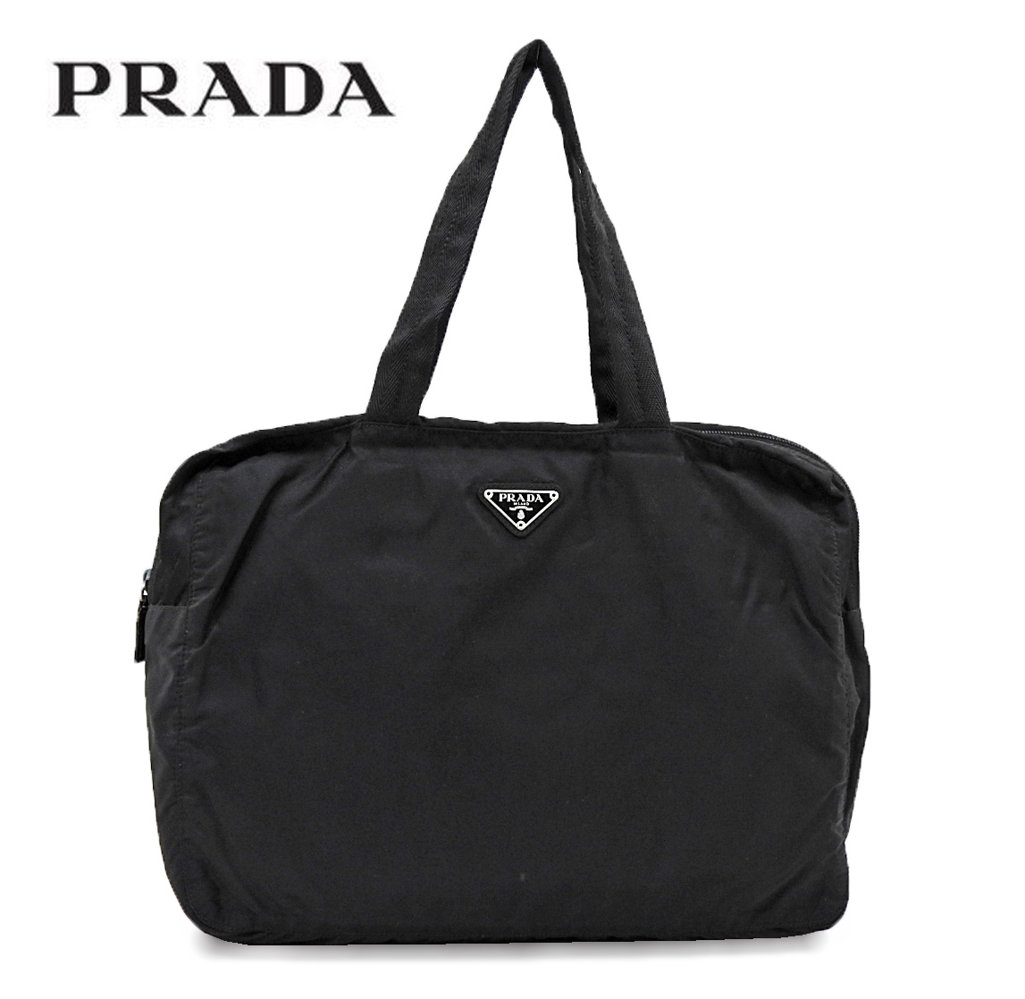 【最安値，得価】 PRADA プラダ ナイロンバッグ 黒 正規品 全国(ハンドバッグ)｜売買されたオークション情報、yahooの商品情報をアーカイブ公開 - オークファン かばん、バッグ