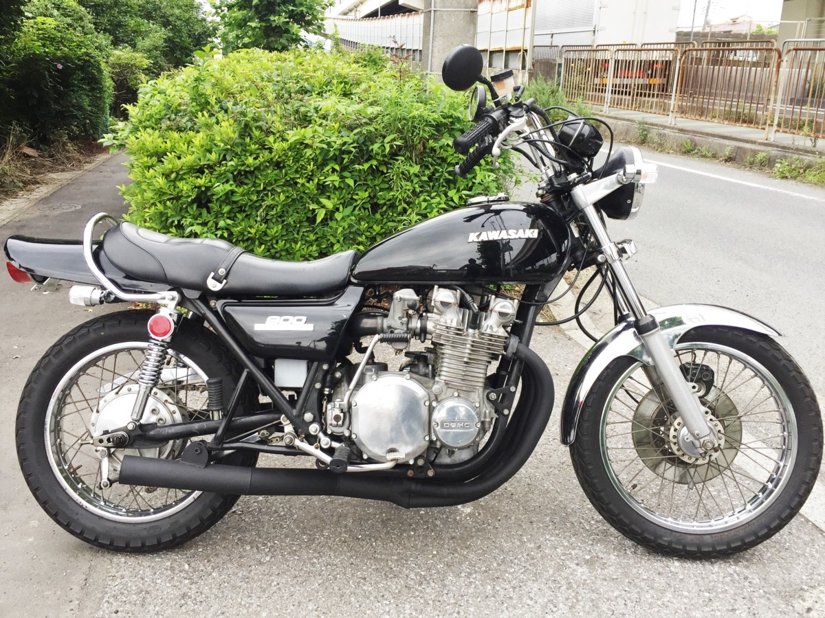 ルード感漂うブラック仕様 本物だけが持つ情緒的価値 KZ900 Z1