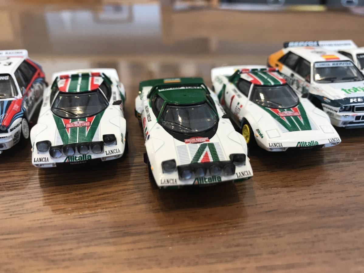 ランチアラリーカー 1⁄64 ランアストラトス1977を始め欧州で活躍6