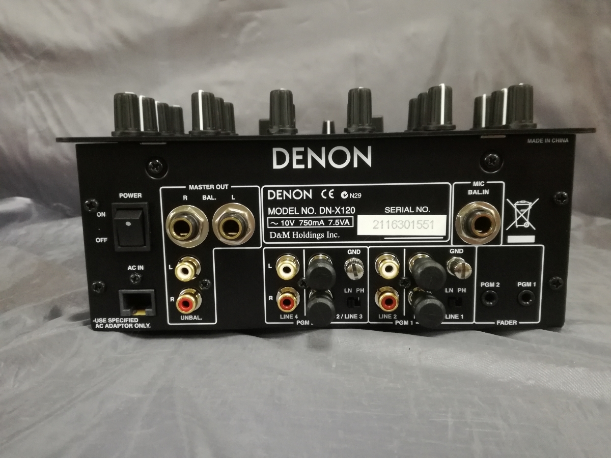 DENON DN-X600 DJミキサー DJ | 中古美品／新品同様で25,000円以上もお