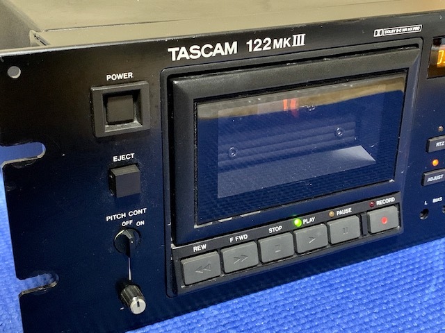 TASCAM 122MK3 プロ業務用高級3ヘッド3モータカセットデッキ 動作