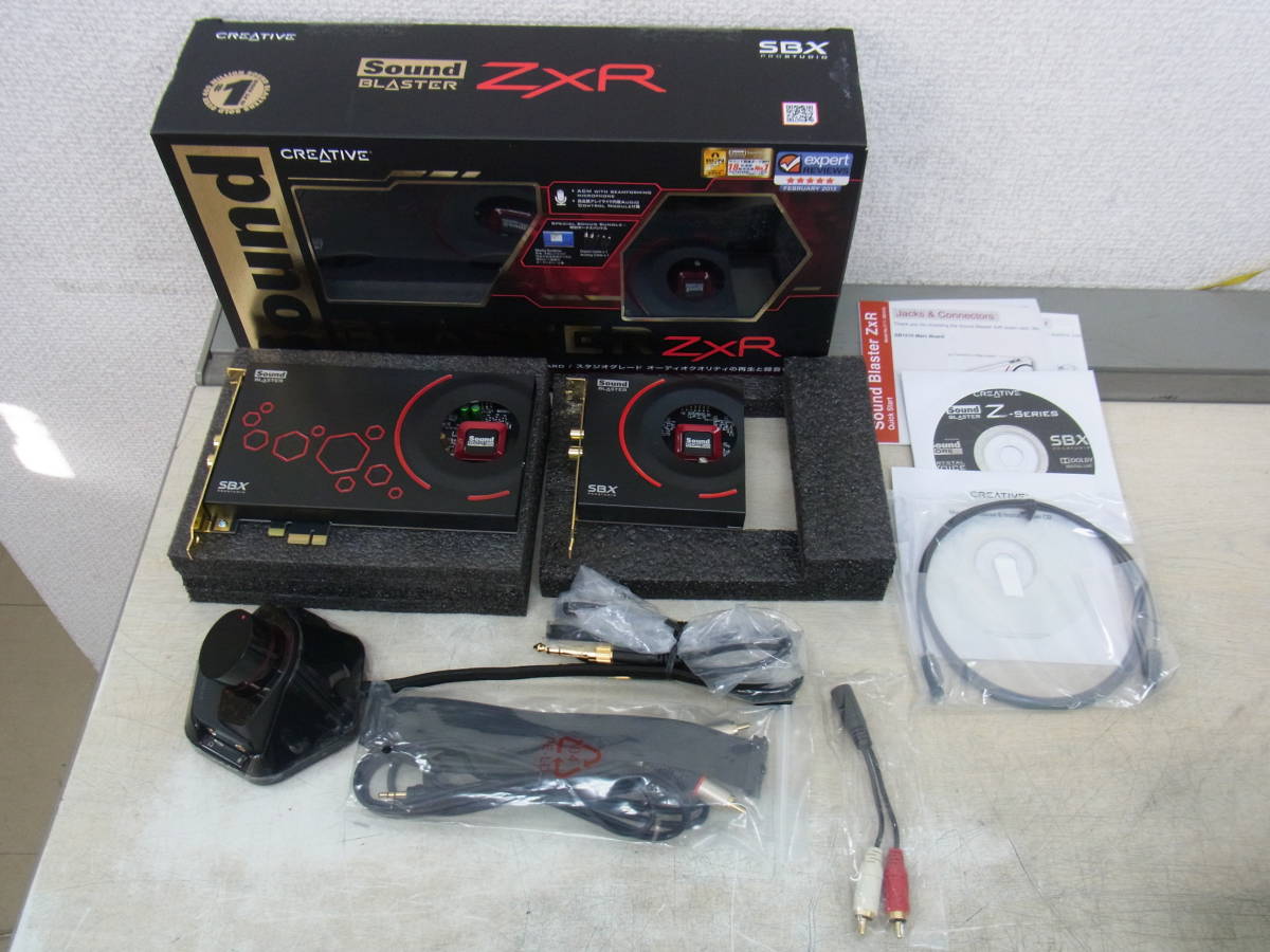 □CREATIVE□PCIe Sound Blaster ZxR SB-ZXR-R2□展示□ ☆即決
