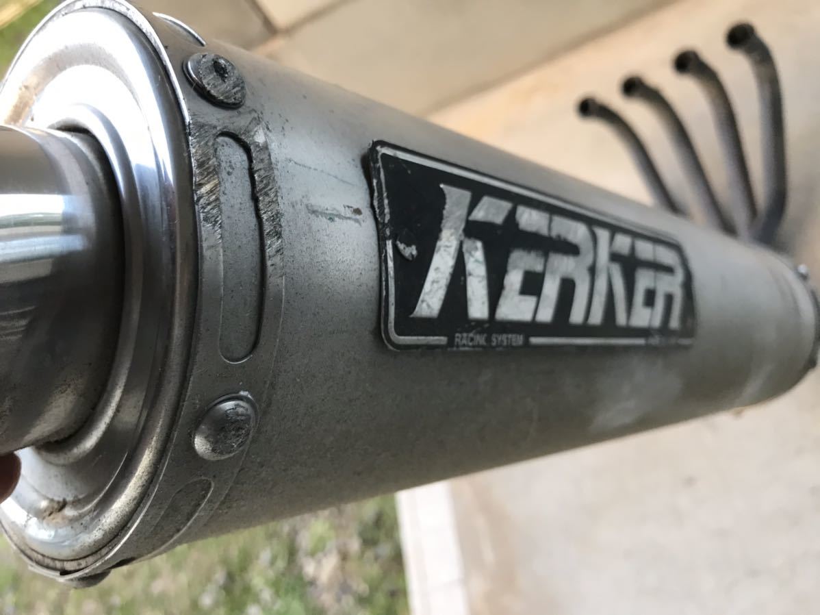 ZRX400 KERKERマフラー たくわんさん専用」zrx400Ⅱ用 KERKERマフラー