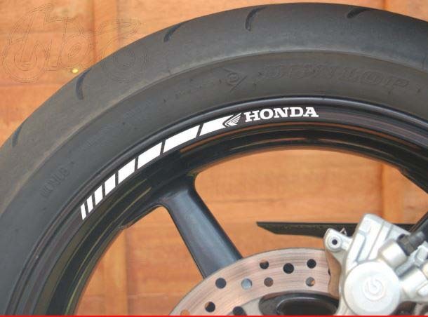 在庫有 Honda ホンダ 白 12枚 バイク リムステッカー 17インチ用ドレスup お手軽カスタム 国内発送 ステッカー デカール 売買されたオークション情報 Yahooの商品情報をアーカイブ公開 オークファン Aucfan Com