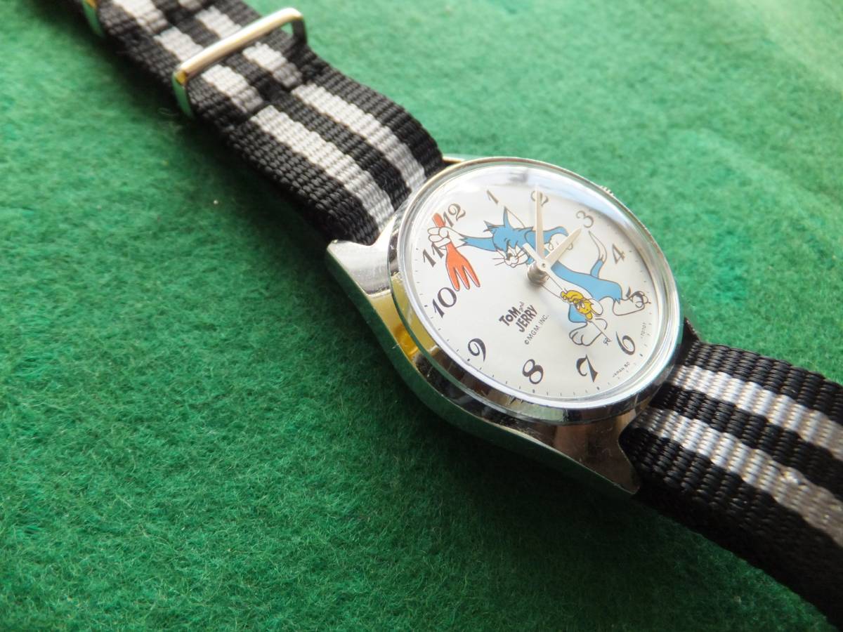 Seiko トム と ジェリー 腕時計 SEIKO 5000-7000 トムとジェリー 手巻き