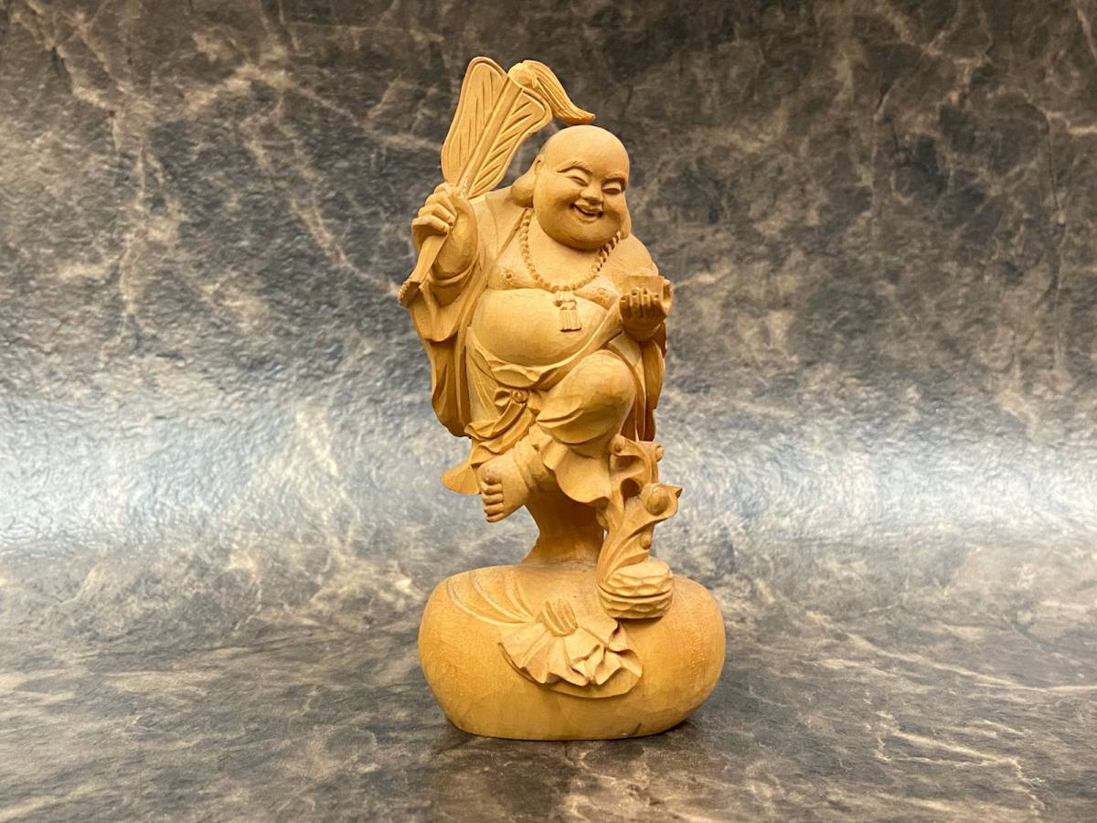 ほてい様 置物 本柘植上彫 【公式通販】