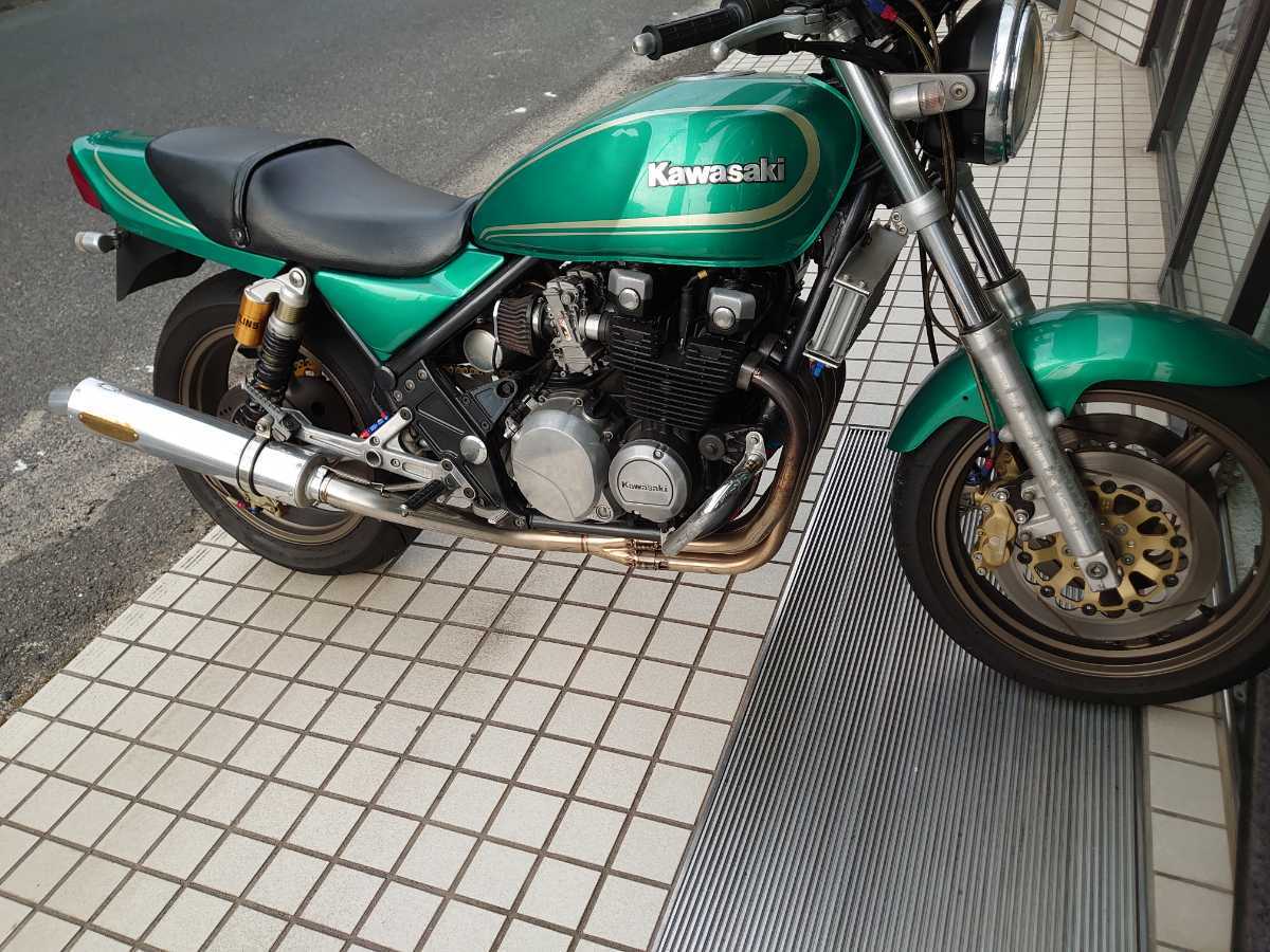 ゼファー400 ツキギレーシングマフラー ゼファーχ z400fx z400gp 