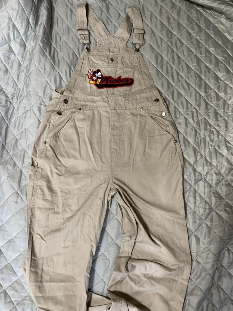 オーバーオール 古着 ディズニーストア ベージュ ペインターパンツ カーゴパンツ ミッキー ビンテージ ワッペン パンツ メンズ サロペット オーバーオール 売買されたオークション情報 Yahooの商品情報をアーカイブ公開 オークファン Aucfan Com