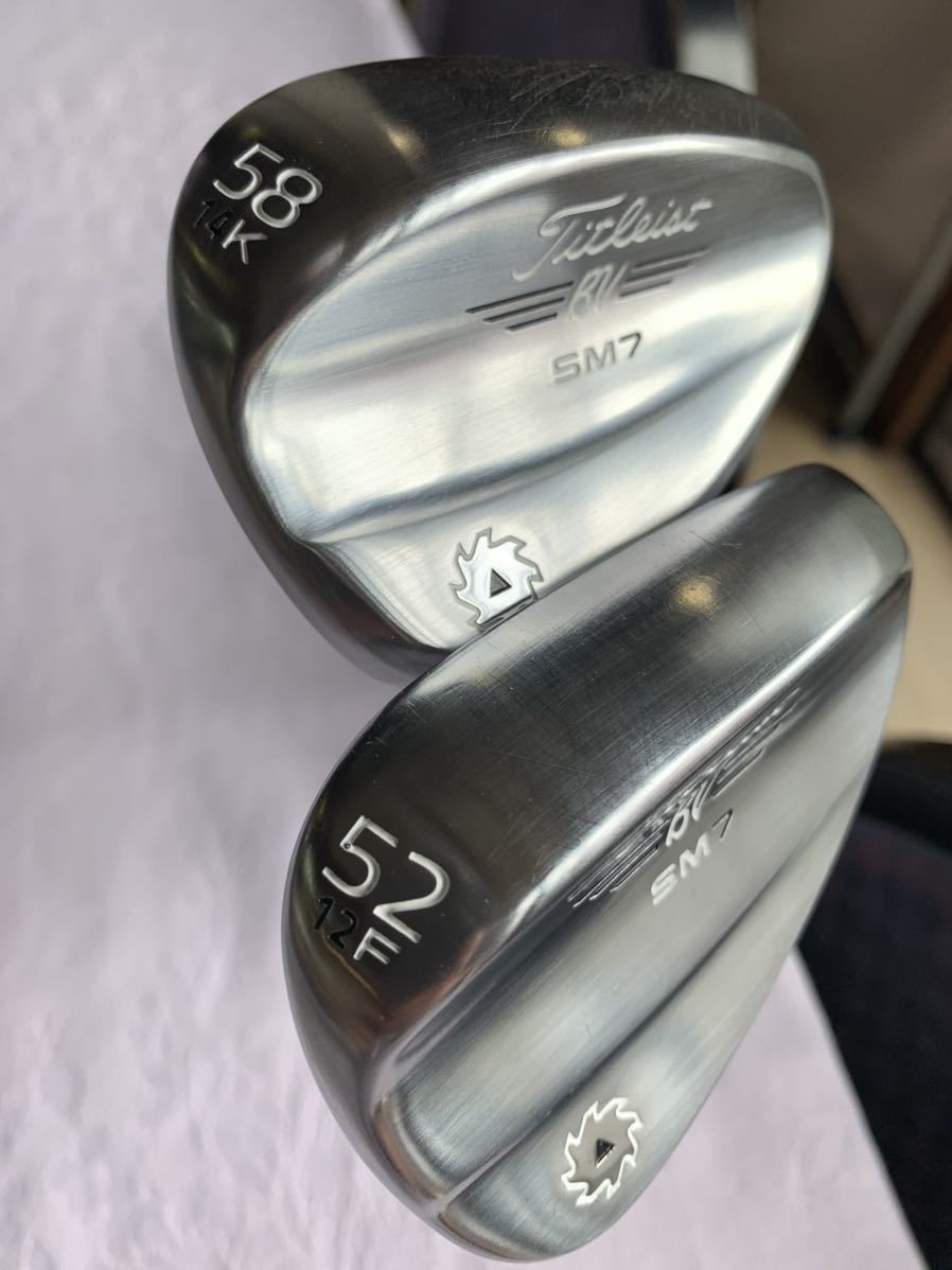 SM7 タイトリスト VOKEY ウェッジ : TITLEIST(タイトリスト) TR 5212F M2S SPIN MILLED ボーケイ ツアークロム Titleist - D(ウェッジ