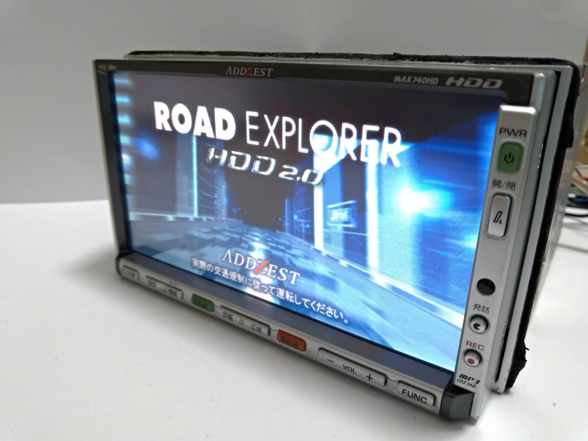 アゼスト HDDナビ ADDZEST MAX740HD アゼスト HDDナビ 中古 ♪♪整備 