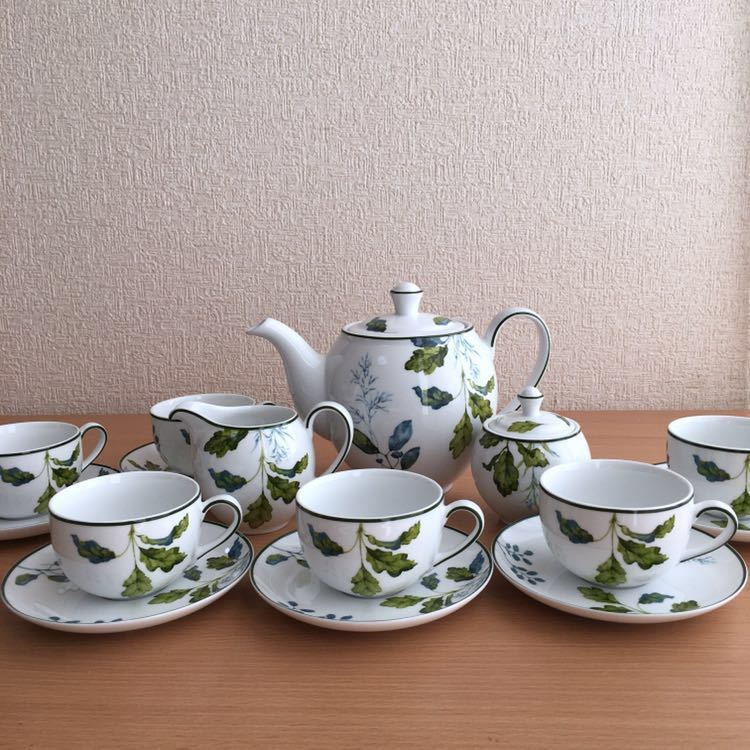 ミンロン茶器 Minh Long ミンロン ティーセット 13点 ポット カップ ソーサー Yahoo フリマ 旧