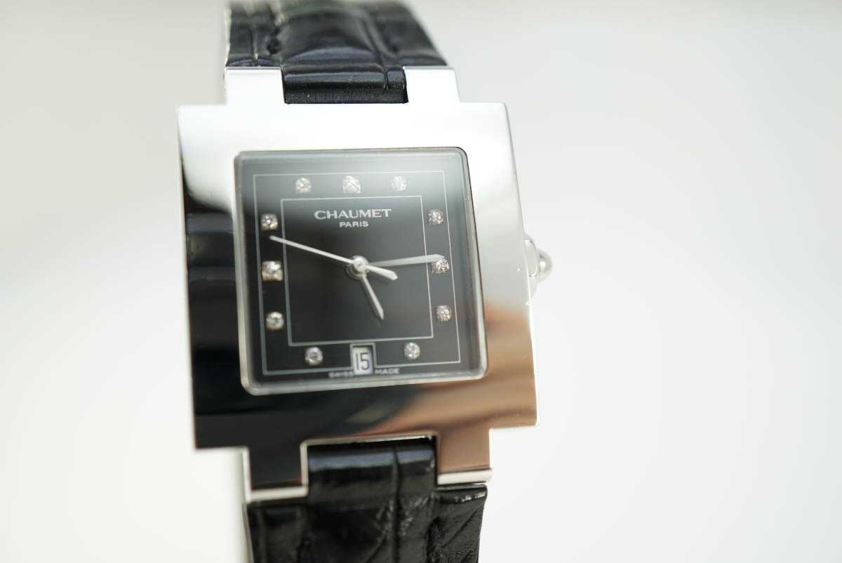 Chaumet ショーメ Etanche30 ダイヤ11ｐ クオーツ メンズ腕時計 稼働品 ショーメ 売買されたオークション情報 Yahooの商品情報をアーカイブ公開 オークファン Aucfan Com
