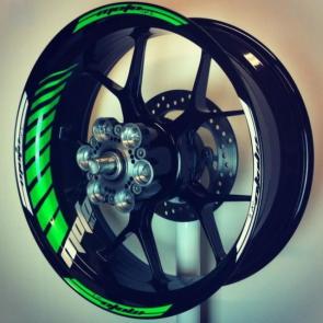 各色 リムステッカー H2 NINJA250R ER6 ゼファー NINJA650 NINJA400R