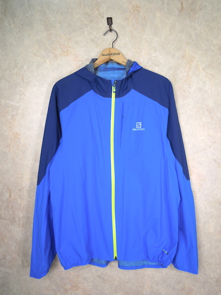 爆買い，人気セール SALOMON BONATTI WP JACKET メンズXLサイズ/青/ブルー/防水ナイロンジャケット/サロモン/軽量/トレラン/ランニング/マウンテンパーカー(ウインドブレーカー)｜売買されたオークション情報、yahooの商 ウインドブレーカー
