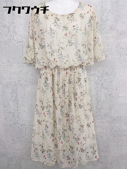 Kbf アーバンリサーチ 花柄 半袖 ロング ワンピース Oneサイズ ベージュ マルチ レディース ワンピース 売買されたオークション情報 Yahooの商品情報をアーカイブ公開 オークファン Aucfan Com