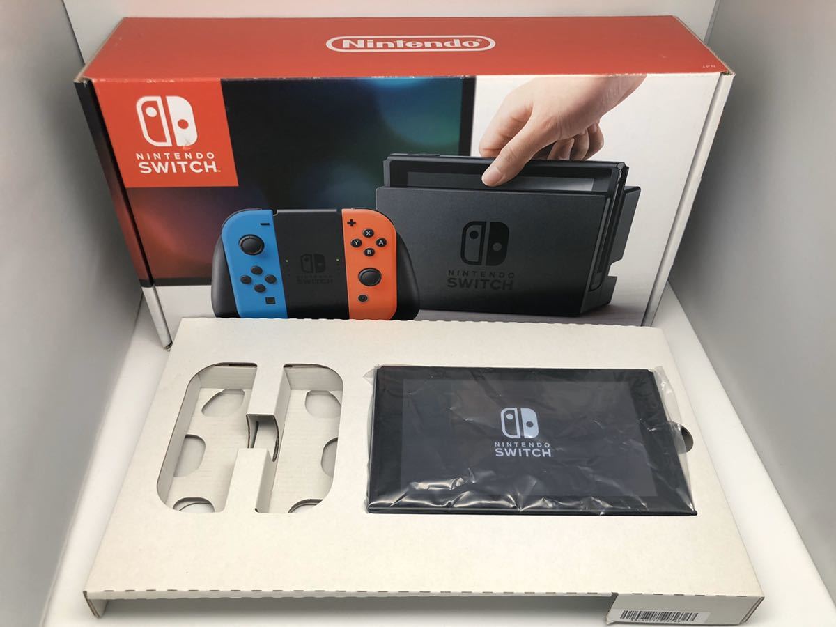 動作良好 画面きれい 17年製 Nintendo Switch 本体 Hac 001 任天堂ニンテンドースイッチ 箱あり 未対策 ニンテンドー スイッチ本体 売買されたオークション情報 Yahooの商品情報をアーカイブ公開 オークファン Aucfan Com