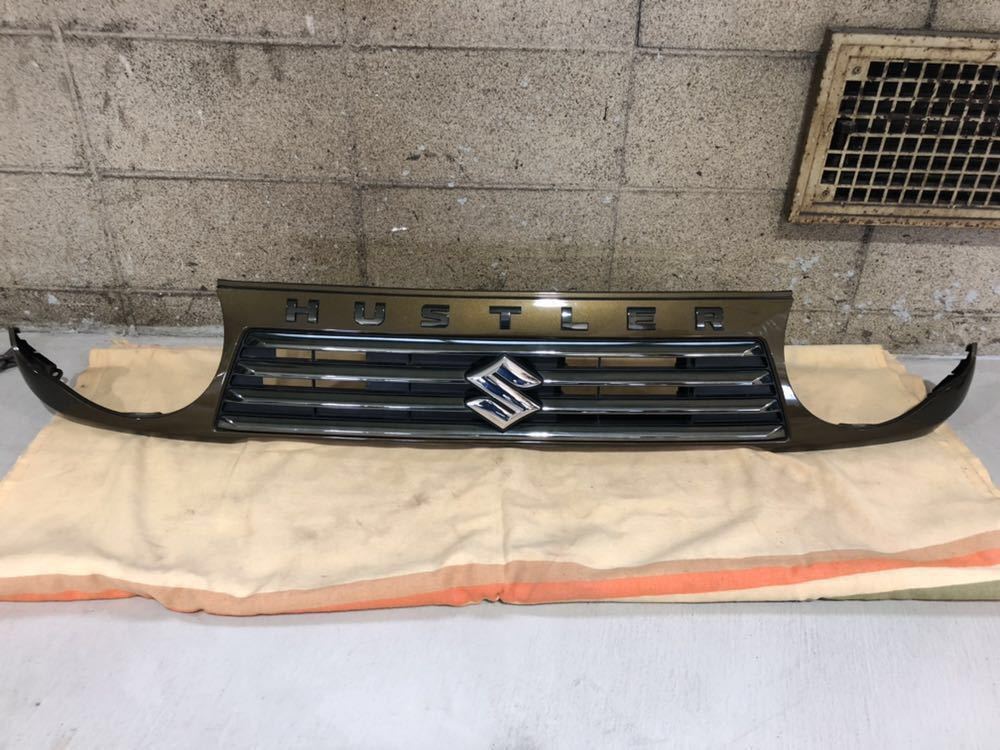 ハスラー MR41S ラジエーターグリル・フロントグリルJスタイル スズキMR41 ハスラーラジエターグリル Jスタイル 美品 ハスラー 純正 MR41S