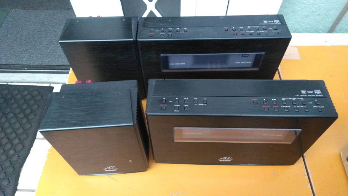 リモコン付き】SHARP MD/CDコンポ SD-SG11ーB