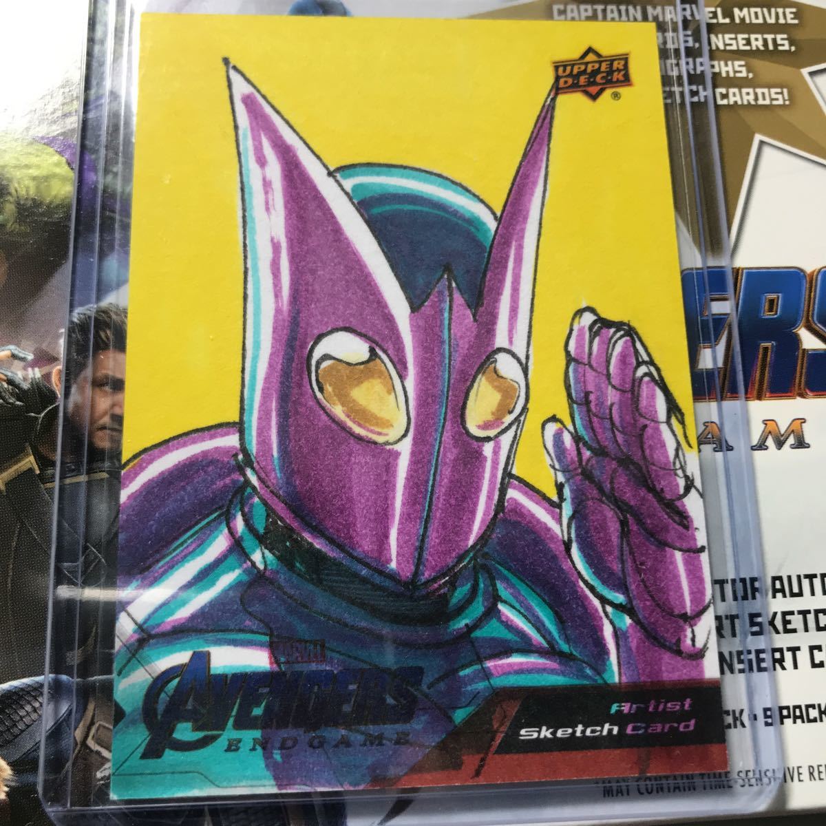 upper deck マーベル アベンジャーズ エンドゲーム スケッチ 【公式通販】