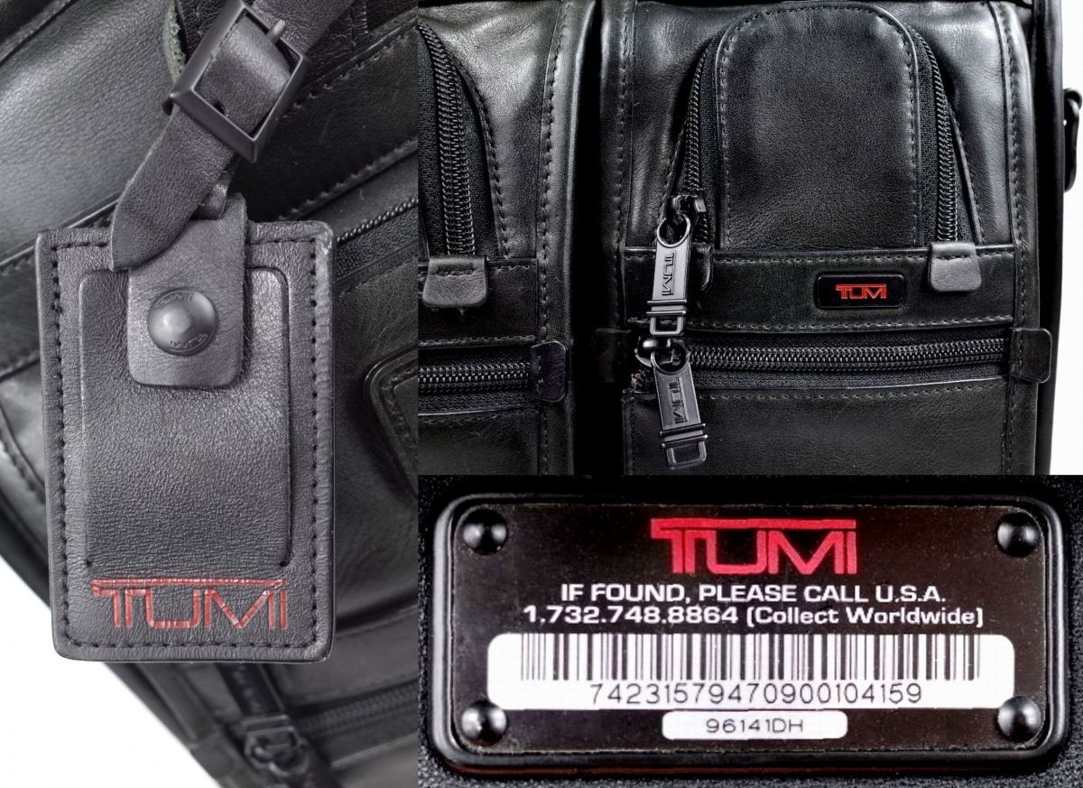 トゥミ TUMI 96141DH 黒 Alpha エクスパンダブル レザー 免税店直販 TUMI Alpha 96141DH グローブレザー MID・エキスパンダブル